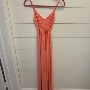 Moda International Vibrant Coral Dress